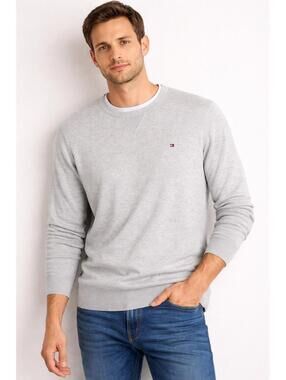 Tommy Hilfiger Men's Gray Knit Pullover Sweater Casual Winter Spring Business XL